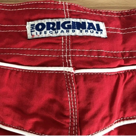 The Original Lifeguard Swimming Trunks size 32 - Picture 4 of 6